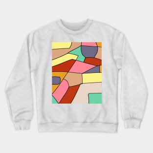 Cubist geometry 31 Crewneck Sweatshirt